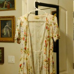 Denim and supply Ralph Lauren floral wrap maxi dress